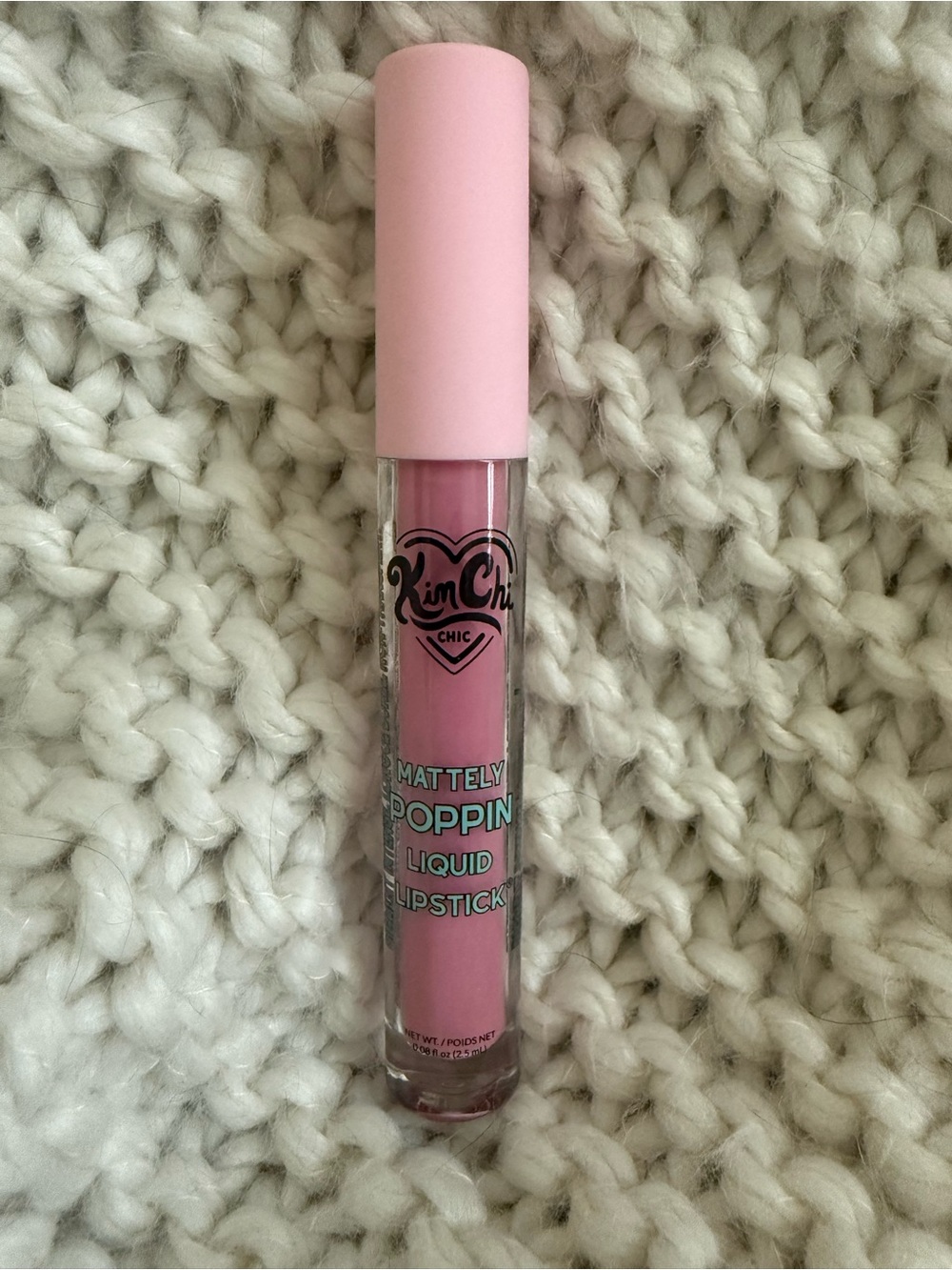 KimChi Chic Mattely Poppin Liquid Lipstick — Light Pink